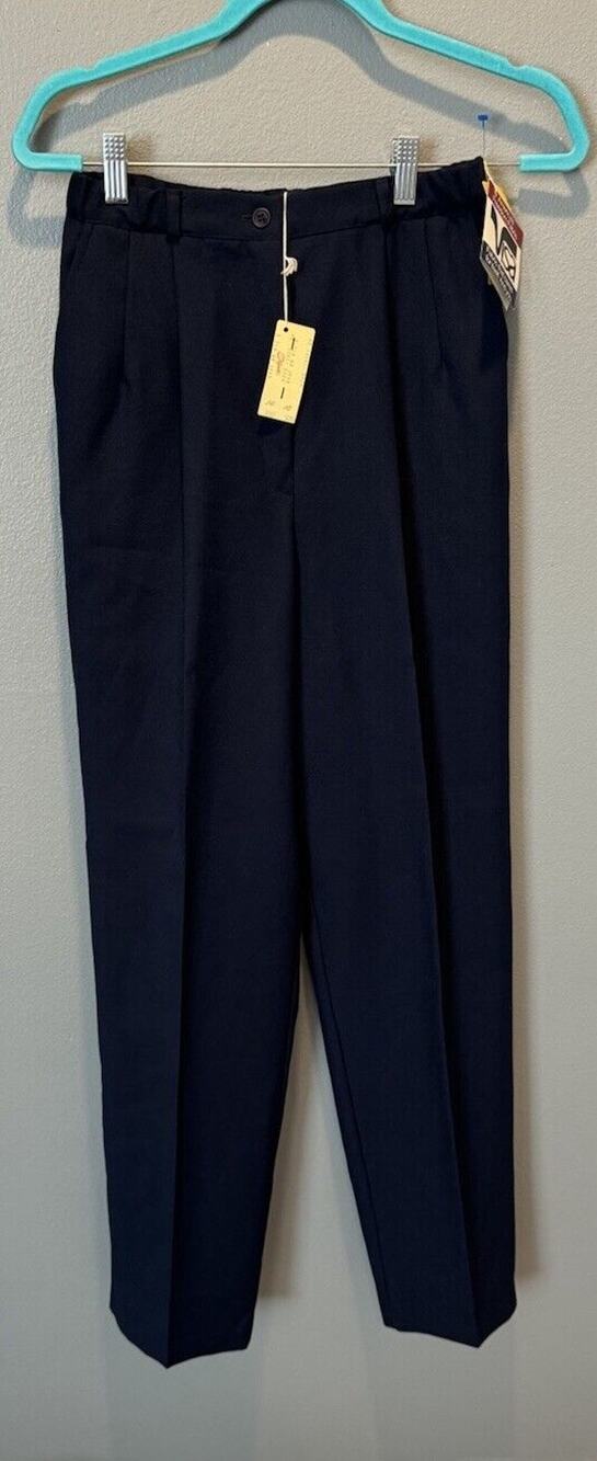 NWT Vintage Particulars Navy Dress Pants Women's Size 10